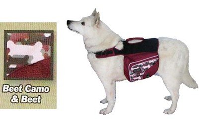 SMALL - RED CAMO - Excursion Dog Backpack