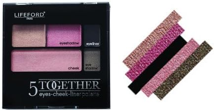 Cosmetics Lifeford 5 Together Eye-cheek-liner Palette Te06 Fit-brown