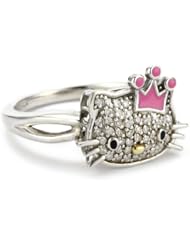 Hello Kitty "Sweet Statement Princess" Sterling-Silver Ring, Size 7