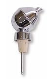 10 X Stainless Steel Curved Spirit Bar Fast Flow Pourer