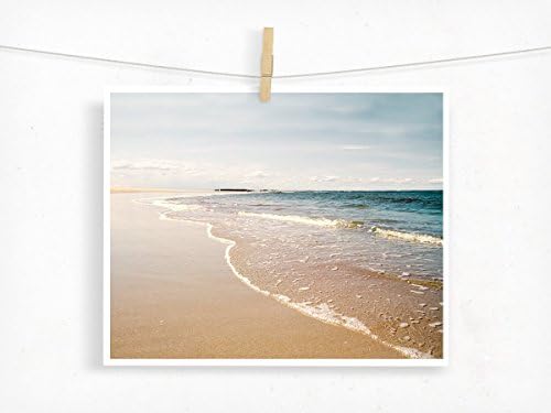 "Calm Waters" Modern Beach Landscape Fine Art Photography Print