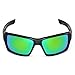 Walleva Replacement Lenses for Oakley Eyepatch 2 Sunglasses -Multiple Options (Emerald Mirror Coated - Polarized)