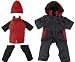 Dog Snowsuit Size: Large: 20" L, Color: Red