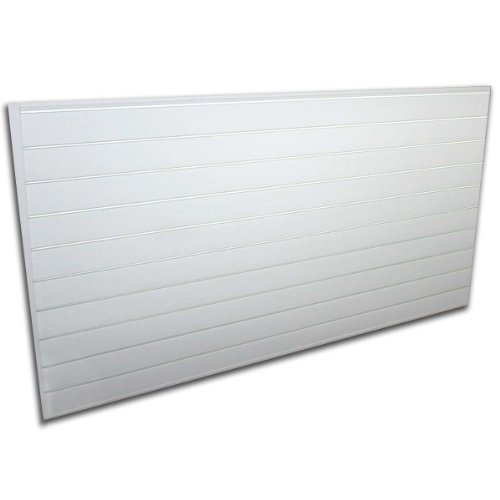 Images for Proslat 88102 Heavy Duty PVC Slatwall Garage Organizer, 8-Feet by 4-Feet Section, White, 10 Panels