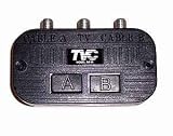New Cable TV Push Button A/B Switch (Cable, Satellite)