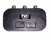 New Cable TV Push Button A/B Switch (Cable, Satellite)