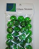 41w7FUTj96L. SL160  Forest Green Glass Beads 22 ea