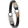 Unisex Leather Cowhide Bangle Bracelet