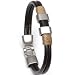 Unisex Leather Cowhide Bangle Bracelet