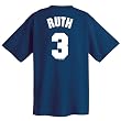 Babe Ruth New York Yankees Cooperstown Name and Number T-Shirt