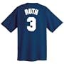 Babe Ruth New York Yankees Cooperstown Name and Number T-Shirt (Small)