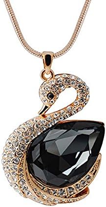 HelloAngela Lady "the Sleeping of Swan" Fashion High Grade Long Sweater Chain(C3)