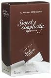 Review Sweet Simplicity  / Sweet Simplicity All Natural Sweetener, 30 Packets, 6.4-Ounce Boxes (Pack of 3)