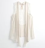 Eyeshadow Crochet Back Vest