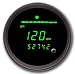 Cyberdyne C270E161N Green Digital Speedometer & Tachometer Combo - Black Bezel