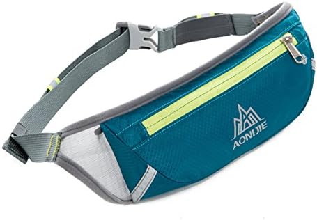 OUTDOORCHASER Waterproof Cycling Running Waist Bag Breatheable Running Belt Waist Pack Green