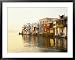 Little Venice at Sunset, Mykonos Town, Mykonos, (Mikonos), Greek Islands, Greece Framed Art Poster Print by Lee Frost, 39x31