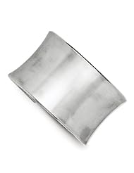 Sterling Silver Brushed Cuff Bangle, Best Quality Free Gift Box Satisfaction Guaranteed