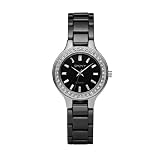 DKNY Ladies Watch NY4980 with Black Dial and Black Ceramic Strap