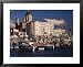 St. Raphael, Var, Cote d'Azur, Provence, France, Mediterranean Scenic Framed Art Poster Print by David Hughes, 31x25