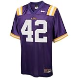 Louisiana State LSU Tigers #42 Youth Replica Jersey By Nike