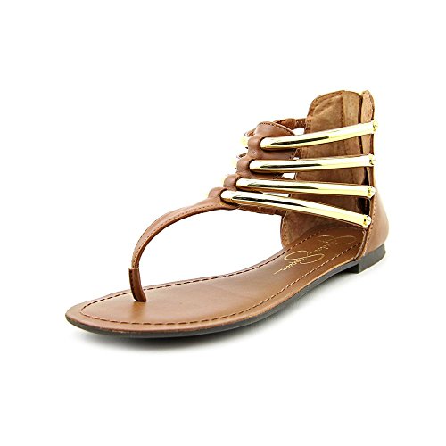 Jessica Simpson Women's Gionara Gladiator Sandal,Burnt Umber,6 M US