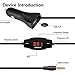 Amotus Wireless FM Transmitter Music Radio Car Kit Bundle with 5V/2.4A USB Charger& 3.5mm Audio Plug for iPhone 6/6s plus, iPad Samsung HTC and More Android Phones