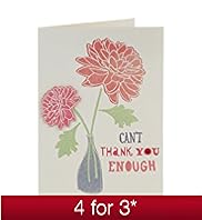 Floral Thank You Greetings Card