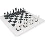 Classic White Stone & Black Marble Chess Set - Check "Product Features" for PRE- Christmas Delivery Options for your State