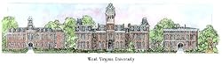 West Virginia University - Collegiate Sculptured Ornament