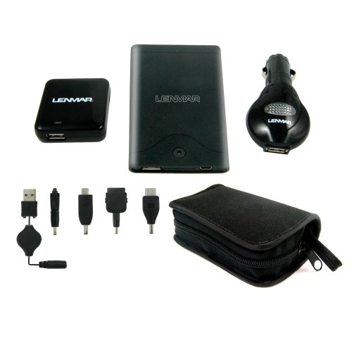Lenmar Universal Power Pack Kit with AC, DC USB Power Adapter (Black)