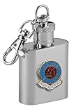 Aston Villa Football Club 1oz Keyring Hip Flask