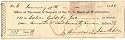 Andrew Jackson Signed Original Check