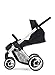 Mutsy Evo Stroller with Silver Frame, Black