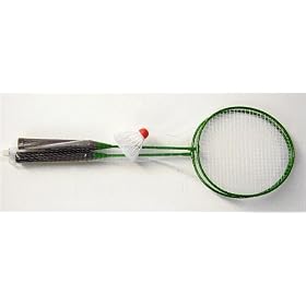 Steel Badminton Racket Set
