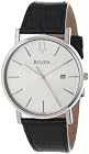 Bulova Men's 96B104 Strap Silver Dial Watch