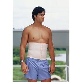 Body Shaper Cotton and Rubber Waist Cincher for Men - Medium Compression