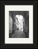 Black Framed Set of 2 Vintage Decor ART Prints B&w Photo Italy Wall Picture