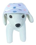 UP Collection Paw Print Cap for Dogs, Multi Colors, X-Small