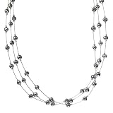 Margaux Multi-Strand Tahitian Pearl Illusion Necklace - 16