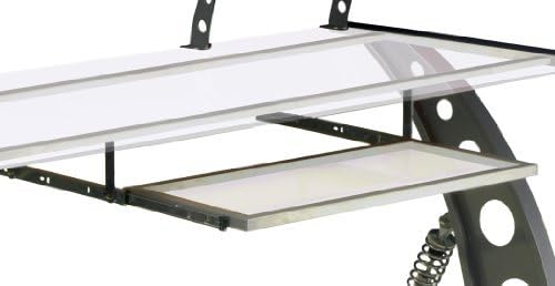 Pitstop Furniture KPT300C Clear GT Spoiler Desk Pull-Out Keyboard Tray by Pitstop Furniture