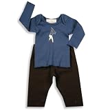 Toni Tierney - Infant Boys Long Sleeve Pant Set, Blue, Brown