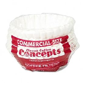 Coffee Filters for 12 Cup Commercial Urn Coffeemaker, 250 Pack CFCCF12FP by Classic Coffee Concepts, Inc