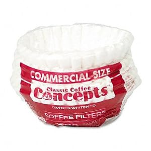 Coffee Filters for 12 Cup Commercial Urn Coffeemaker, 250 Pack CFCCF12FP by 