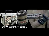 JTW レクリエーション アンクルリストウエイト 2.5kgx2の画像