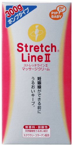 PIP BABY ストレッチラインII マッサージクリーム ポンプタイプ 300g