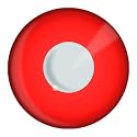 Halloween Pair - Red Fashion Contact Lenses + solution Fancy Dress