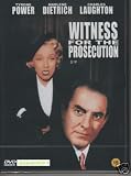 Witness for the Prosecution - Tyrone Power (NTSC All Regions)