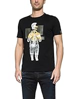 REPLAY Camiseta Manga Corta (Negro)