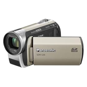 Panasonic SDR-S26 Flash Memory Camcorder With SD Card Slot - Champagne Gold